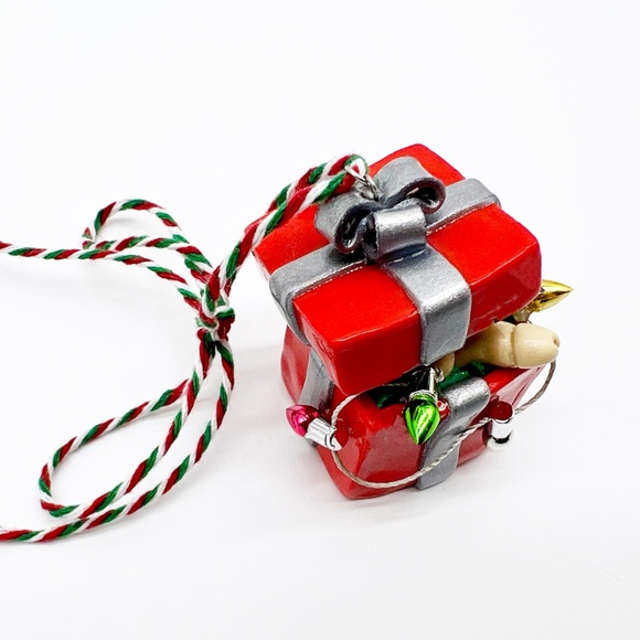 Dick in a Box Christmas Ornament – Funny SNL-Inspired Handmade Clay Ornament - Picture 9 of 16